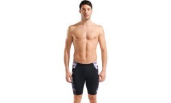M Earth Swim Jammer Black-Black Multi 100 - 550