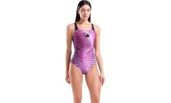 Peacock Swim Pro Back moteriškas maudymosi kostiumėlis Multi Pink-Black 36 - 550