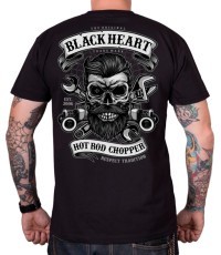 T-Shirt BLACK HEART Respect Tradition - Black