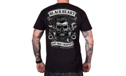 Marškinėliai Black Heart Respect Tradition - Juoda