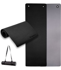 Mankštos kilimėlis inSPORTline Kikami 180 x 61 x 0,8 cm - Black and grey
