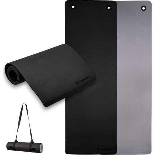 Exercise Mat inSPORTline Kikami 180 x 61 x 0.8 cm - Black and grey