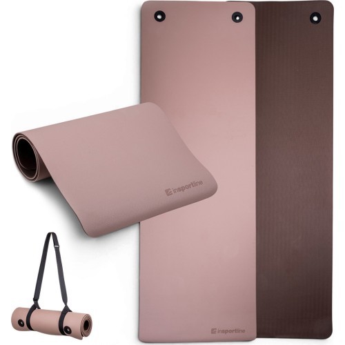 Коврик для упражнений inSPORTline Kikami 180 x 61 x 0,8 см - Bamboo beige-brown