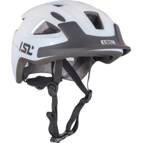 Children’s Bike Helmet w/ LED Light ISL Lumiro - Pearl White