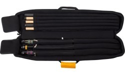 Cue Soft Case, Classic CueBuddy, Black-Yellow, 3/5, 83 cm