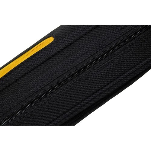 Minkštas dėklas biliardo lazdai Classic CueBuddy, juodai geltonas, 3/5, 83 cm