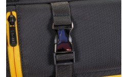 Minkštas dėklas biliardo lazdai Classic CueBuddy, juodai geltonas, 3/5, 83 cm