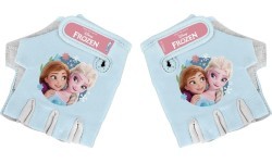 Vaikiškos dviratininko pirštinės Frozen II - šviesiai mėlynos