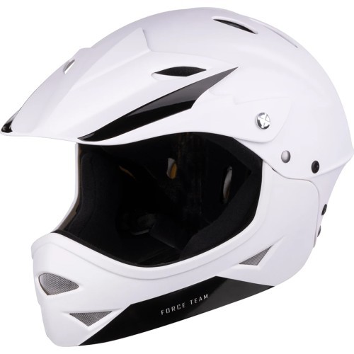 Детский шлем FORCE DOWNHILL Junior, размер S-M (54-58 см), белый