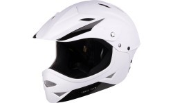 Children's helmet FORCE DOWNHILL Junior, size S-M (54-58 cm), white