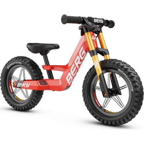 BERG Biky Cross Red mašinėlė su rankiniu stabdžiu