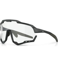 Akiniai Magicshine MORPHER Photochromic Lens // Fotochrominiai (juoda/tamsiai žalia)