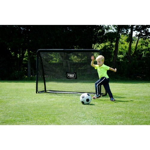 EXIT Maestro plieniniai futbolo vartai 180x120 cm, juodi