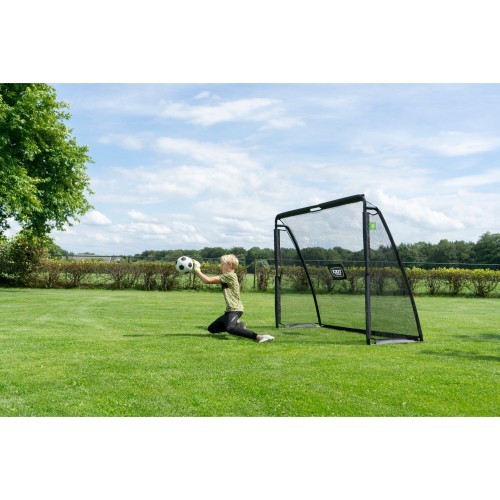 EXIT Coppa plieniniai futbolo vartai 220x170 cm, juodi
