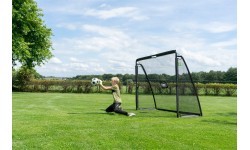 EXIT Coppa plieniniai futbolo vartai 220x170 cm, juodi