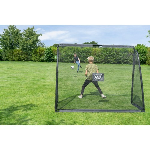 Стальные футбольные ворота EXIT Coppa 220x170 см, черные