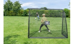 EXIT Coppa plieniniai futbolo vartai 220x170 cm, juodi