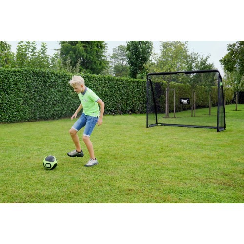 EXIT Coppa plieniniai futbolo vartai 220x170 cm, juodi