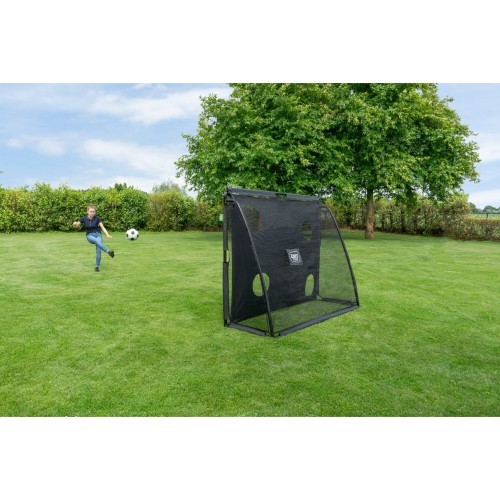 EXIT Coppa plieniniai futbolo vartai 220x170 cm, juodi