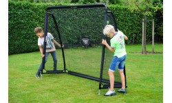 Стальные футбольные ворота EXIT Coppa 220x170 см, черные