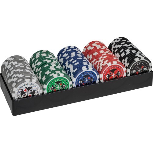 Philos Poker Set 100 chips in holder 11,5 gr