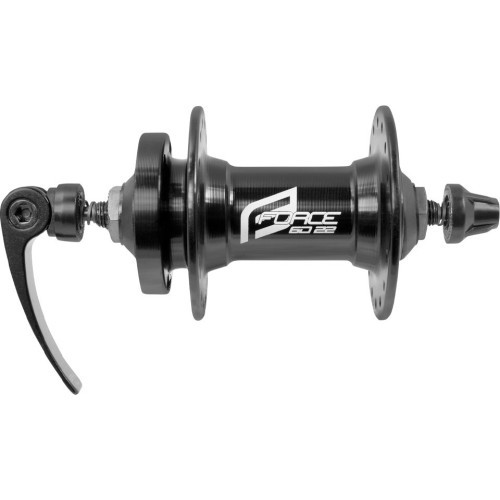 Priekinė stebulė FORCE 6D-22 32H (aliuminis, juoda)