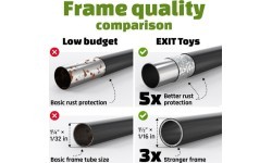 EXIT Kickback мультиспортивный ребаундер L 124x124 см