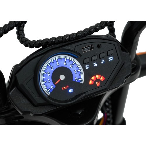Elektrinis motociklas SUPERMOTO, oranžinis