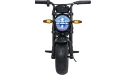 Elektrinis motociklas Supermoto, juodas