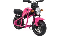 Elektrinis motociklas SUPERMOTO, rožinis