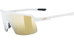 Очки Uvex white matt / mirror gold