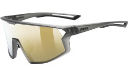 Uvex sunglasses smoke matt / mirror gold