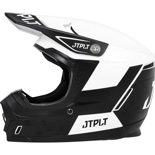 Jetpilot VAULT šalmas, juodas/baltas