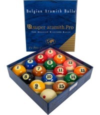 Biliardo kamuoliukų rinkinys Super Aramith Pro TV, 57,2 mm, Pool