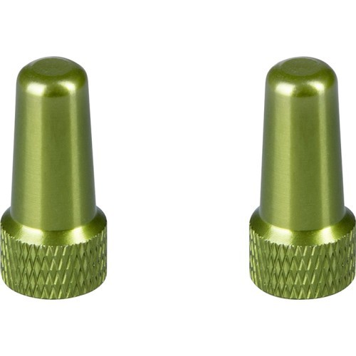 Presta (FV) Valve Caps, Aluminium (Green)