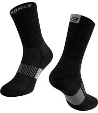 Носки короткие FORCE North, чёрные, 42-47 (L-XL)