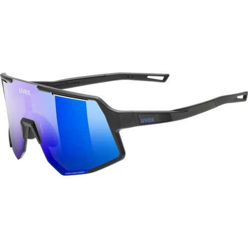 Uvex sequenze CV black matt / mirror blue glasses
