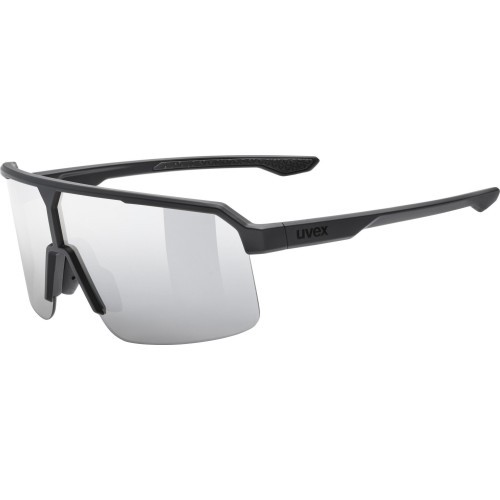 Очки Uvex ramp black matt / mirror silver