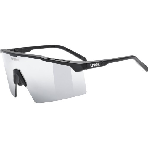 Очки Uvex Flowline, black matt / mirror silver