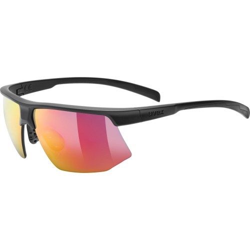 Очки Uvex aerios black matt / mirror red