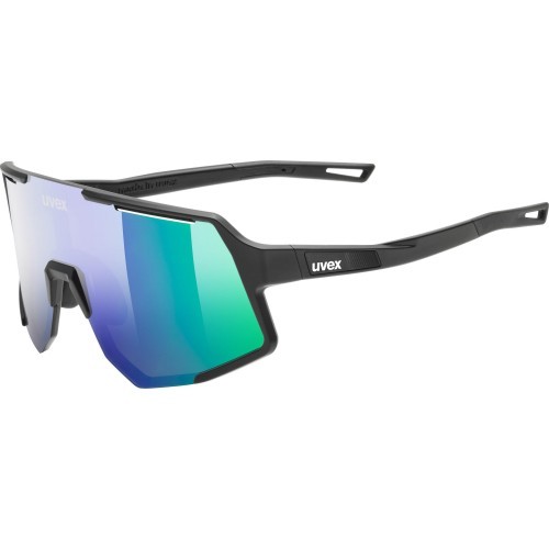 Очки Uvex sequenze black matt / mirror green