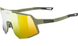 Uvex sequenze CV glasses olive matt / mirror yellow