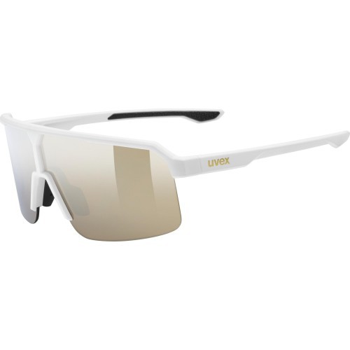 Uvex Ramp White Matt / Mirror Gold glasses