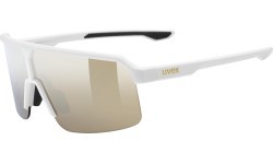 Akiniai Uvex ramp white matt / mirror gold