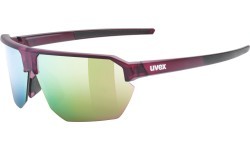 Akiniai Uvex vectiv set cranberry trans. matt / mirror rose