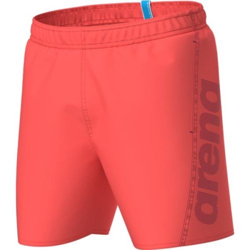 Плавки Arena Fundamentals Logo Boxer R, коралловый–тёмно-фиолетовый, L - 992