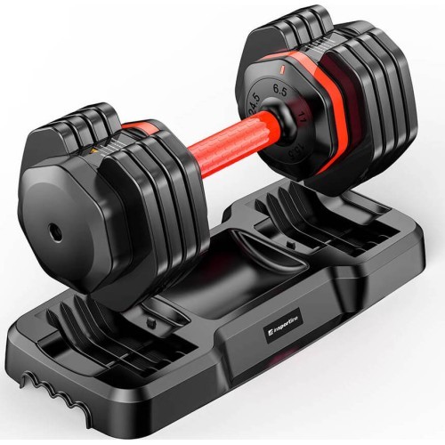 Adjustable Single-Handed Dumbbell inSPORTline DuraBell® 6.5 – 24.5 kg