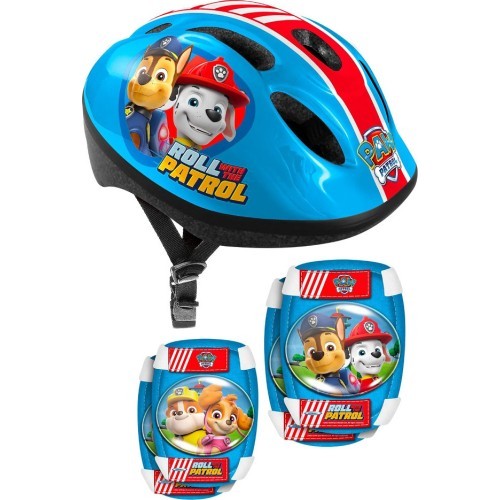 Vaikiškas šalmo ir apsaugų rinkinys Paw Patrol