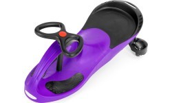 Gravitacinė mašinėlė vaikams su LED ratais, violetinė ECOTOYS
