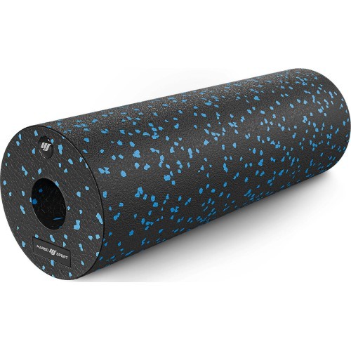Wałek/roller do masażu EPP 45 cm czarny/niebieski - Marbo Sport